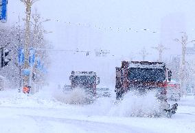 Heavy Snow Hit Altay