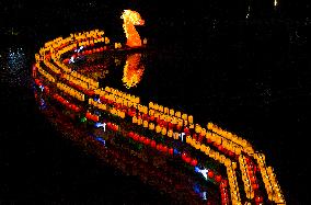 Golden Snake Lantern Boat in Zhangzhou