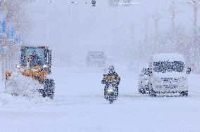 Heavy Snow Hit Altay