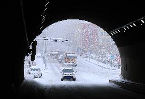 Heavy Snow Hit Altay