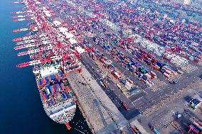 Qingdao Port Container Trade