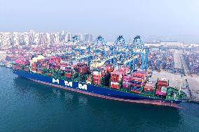 Qingdao Port Container Trade