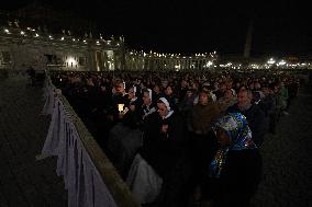 Cardinal Czerny Leads The Rosary For The Pope's Health - Vatican