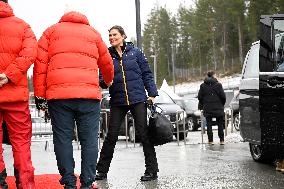 SWEDEN ROYALS AT NORDIC SKI WORLD CHAMPIONSHIPS WOMEN'S 50 KMS