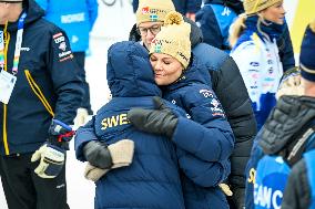 SWEDEN ROYALS AT NORDIC SKI WORLD CHAMPIONSHIPS WOMEN'S 50 KMS