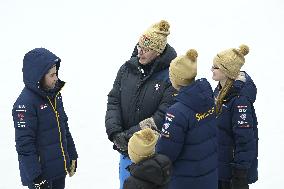 SWEDEN ROYALS AT NORDIC SKI WORLD CHAMPIONSHIPS WOMEN'S 50 KMS