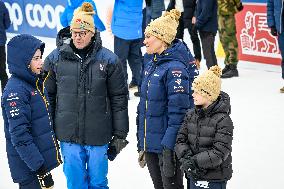 SWEDEN ROYALS AT NORDIC SKI WORLD CHAMPIONSHIPS WOMEN'S 50 KMS