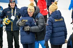 SWEDEN ROYALS AT NORDIC SKI WORLD CHAMPIONSHIPS WOMEN'S 50 KMS