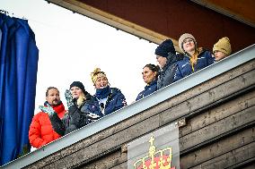 SWEDEN ROYALS AT NORDIC SKI WORLD CHAMPIONSHIPS WOMEN'S 50 KMS