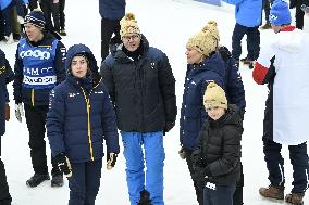 SWEDEN ROYALS AT NORDIC SKI WORLD CHAMPIONSHIPS WOMEN'S 50 KMS