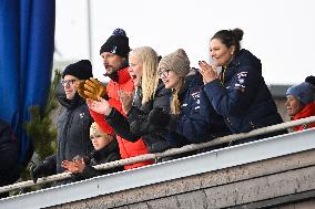 SWEDEN ROYALS AT NORDIC SKI WORLD CHAMPIONSHIPS WOMEN'S 50 KMS