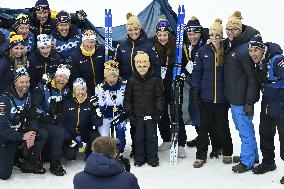 SWEDEN ROYALS AT NORDIC SKI WORLD CHAMPIONSHIPS WOMEN'S 50 KMS