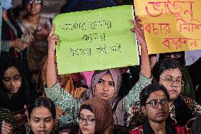 Students Protest Against Rape In Bangladesh