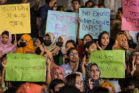 Students Protest Against Rape In Bangladesh