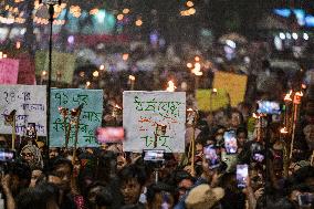 Students Protest Against Rape In Bangladesh