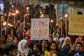Students Protest Against Rape In Bangladesh