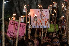 Students Protest Against Rape In Bangladesh