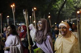 Student Protest Against Rape In Bangladesh