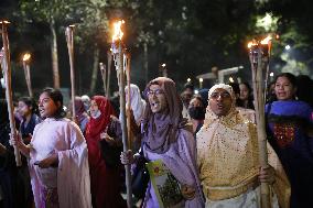 Student Protest Against Rape In Bangladesh