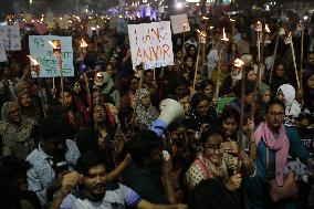 Student Protest Against Rape In Bangladesh