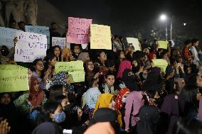 Student Protest Against Rape In Bangladesh