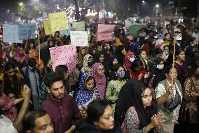 Student Protest Against Rape In Bangladesh