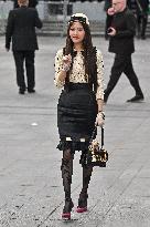 PFW Valentino Outside Arrivals