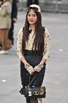 PFW Valentino Outside Arrivals