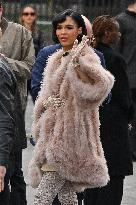 PFW Valentino Outside Arrivals