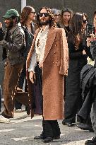 PFW Valentino Outside Arrivals