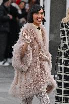 PFW Valentino Outside Arrivals