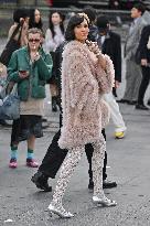 PFW Valentino Outside Arrivals