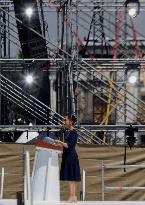 Claudia Sheinbaum, President Of Mexico, Offered A Message At The Zócalo In Mexico City, Where She Presented A Strategy To Streng