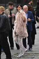 PFW Valentino Arrivals