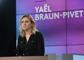 Yael Braun-Pivet On Dimanche En Politique - Paris