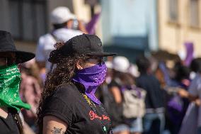 International Women's Day Demonstration In Queretaro