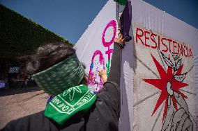 International Women's Day Demonstration In Queretaro