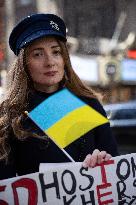 Unite For Ukraine March In NYC