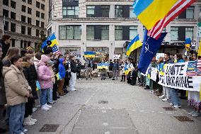 Unite For Ukraine March In NYC