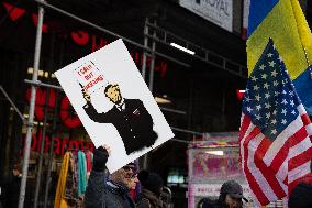 Unite For Ukraine March In NYC