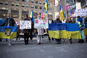 Unite For Ukraine March In NYC