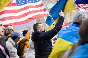 Unite For Ukraine March In NYC