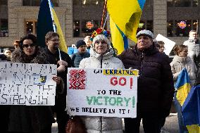 Unite For Ukraine March In NYC