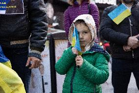 Unite For Ukraine March In NYC