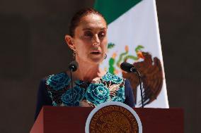 Claudia Sheinbaum's Briefing Assembly - Mexico