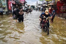 Floods Hit Dayeuhkolot Indonesia