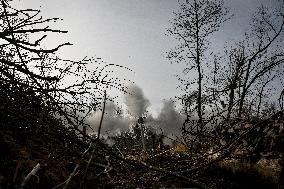 Ukrainian artillery unit in Zaporizhzhia direction