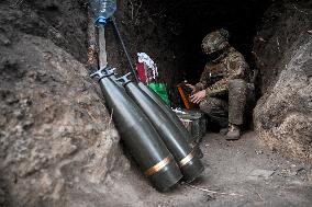 Ukrainian artillery unit in Zaporizhzhia direction