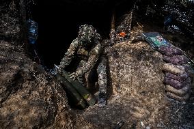 Ukrainian artillery unit in Zaporizhzhia direction