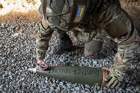 Ukrainian artillery unit in Zaporizhzhia direction